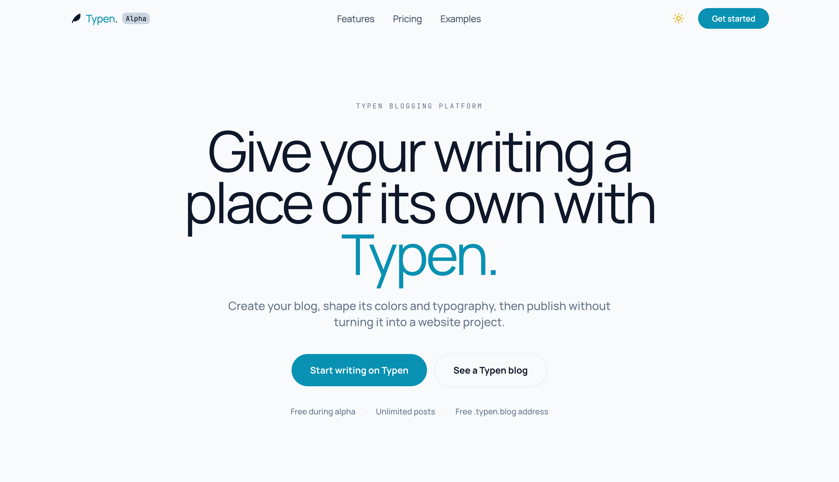 Typen project preview